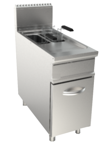 Gas fryer - Capacity 22 + 22 lt - cm 80 x 90 x 85 h