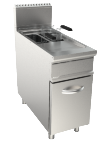 Gas fryer - Capacity 8+ lt - cm 40 x 90 x 85 h