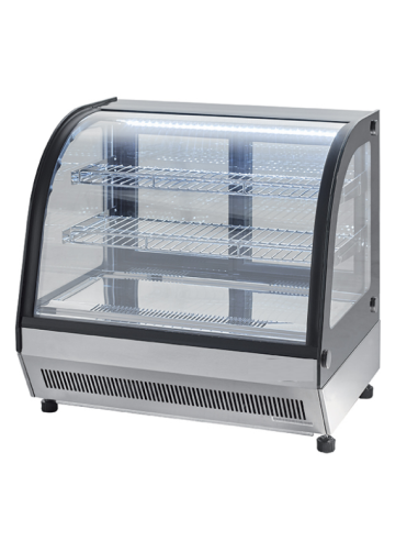 Refrigerated display case 110 liters - Curved glass - cm 70 x 56 x 67 h