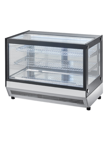 Refrigerated display case 120 liters - Straight glass - cm 70 x 56 x 67 h