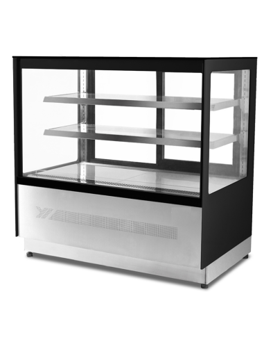 Refrigerated counter 309 liter - Straight glass - cm 90 x 75 x 120 h