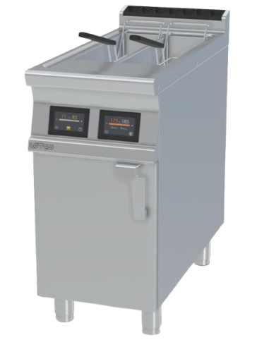 Fryer electric professional 2 tanks 8+8 liters - Touch - cm 40 x 90 x 90 h