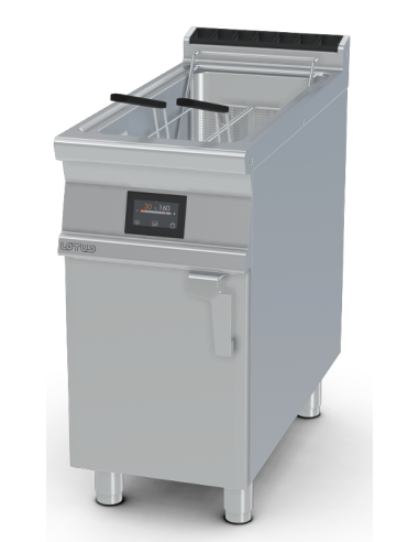 Professional electric fryer 1 basin 25 liters - Touch - cm 40 x 90 x 90 h