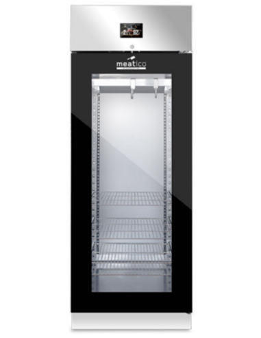 Aging display case 625 liters - 150 kg - Black profiles