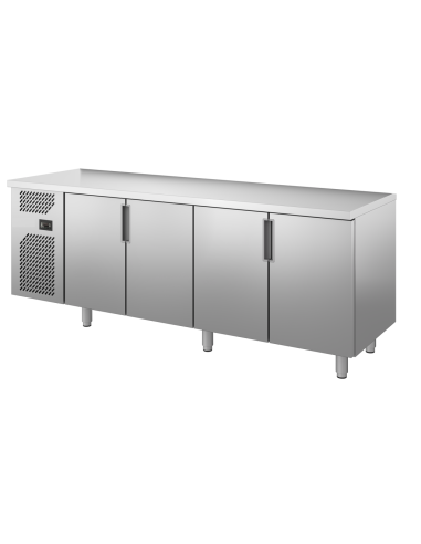 Tabla refrigerada - N. 4 puertas - Cm 242 x 70 x 85 h