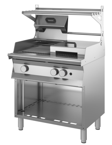 Combi Grill - Direct gas grid - cm 120 x 90 x 90