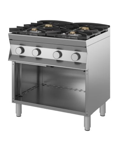 Cocina de gas - Fiamma gratis - N.4 incendios - cm 80x70x90 h