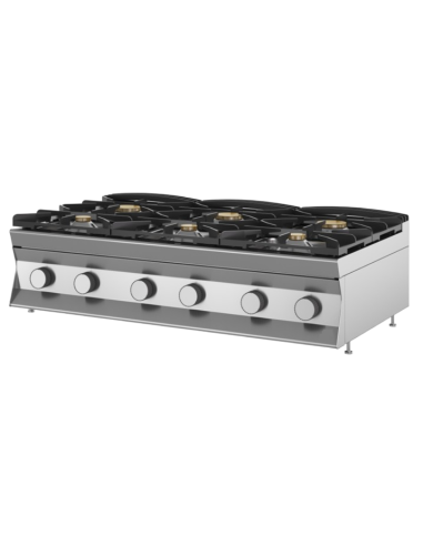 Gas cooker - Free fiamma - N.°6 fires - cm 120 x 70 x 28h