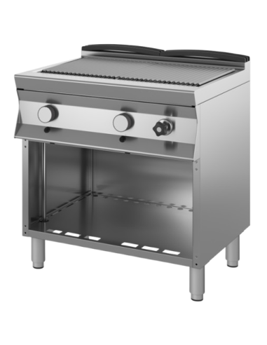 Combi Grill + direct grid - A gas - Fat storage tank - cm 90 x 90 x 90 h