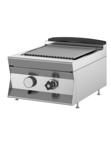 Combi Grill + griglia diretta - A gas - Vasca raccogli grassi - cm 45 x 70 x 29 h