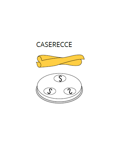 Casarecce die - 9 x 5 mm