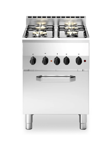 Gas kitchen with 4 burners - Electric oven - cm 60 x 60 x 85 h