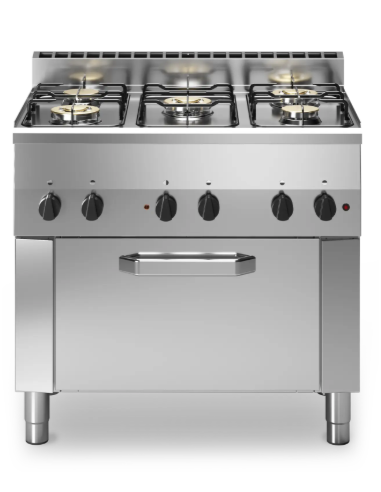 Gas kitchen with 5 burners - Electric oven - cm 90 x 60 x 85 h