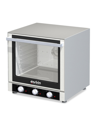 Electric convection oven with 4 pans cm 43.3 x 33.3 - Cm 60 x 58 x 59 h