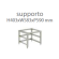 Supporto  cm 58.3 x 59 x 40.3 h