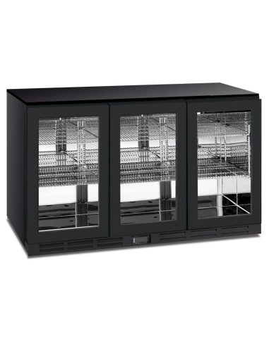 Back counter with 3 doors - Capacity 241 liters - Cm 135 x 52.6 x 83.5 h