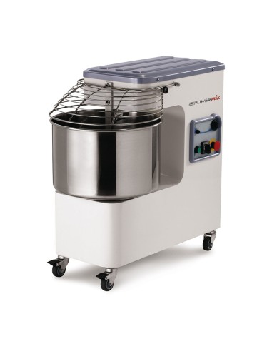 Spiral mixer - 2 speeds - Capacity kg 25 / liters 33 - Single phase - cm 78 x 43 x 77 h