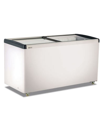 Horizontal freezer and refrigerator 439 liter - cm 163.4 x 65.3 x 90 h