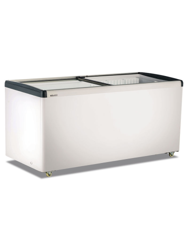 Horizontal freezer and refrigerator 501 liter - cm 182.4 x 65.3 x 90 h