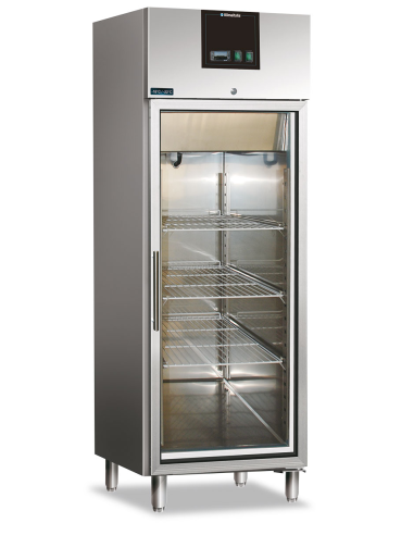 Glass door refrigerator cabinet - Capacity 416 liters - cm 74 x 83 x 201 h