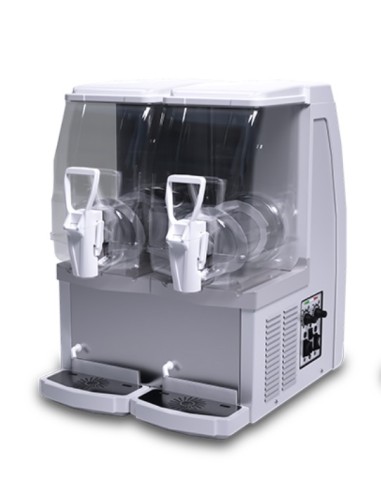 Slush maker - Suitable for cold creams and sorbets - Capacity liters 4.8 + 4.8 - Cm 41 x 47 x 56 h