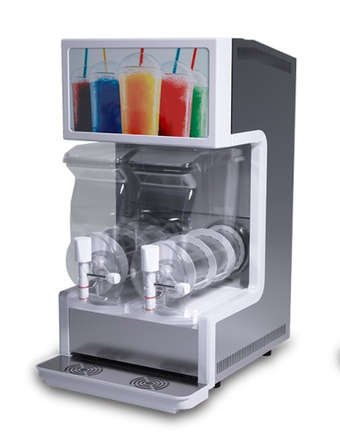 Slush maker with 2 tanks - Capacity liters 11 + 11 - Cm 70 x 70 x 90 h