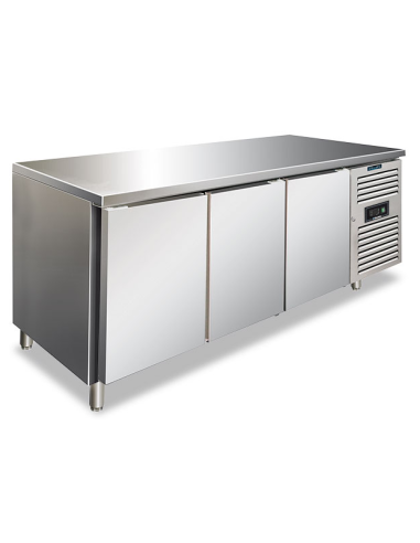 Tavolo refrigerato con 3 porte - Ventilato - cm 179.5 x 70 x 86 h