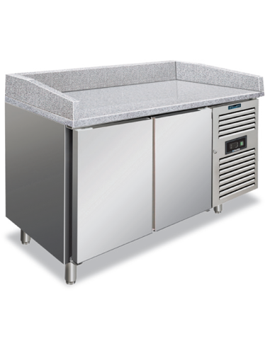 Saladette refrigerada 2 puertas - Ventilado - cm 151.5 x 80 x 100 h