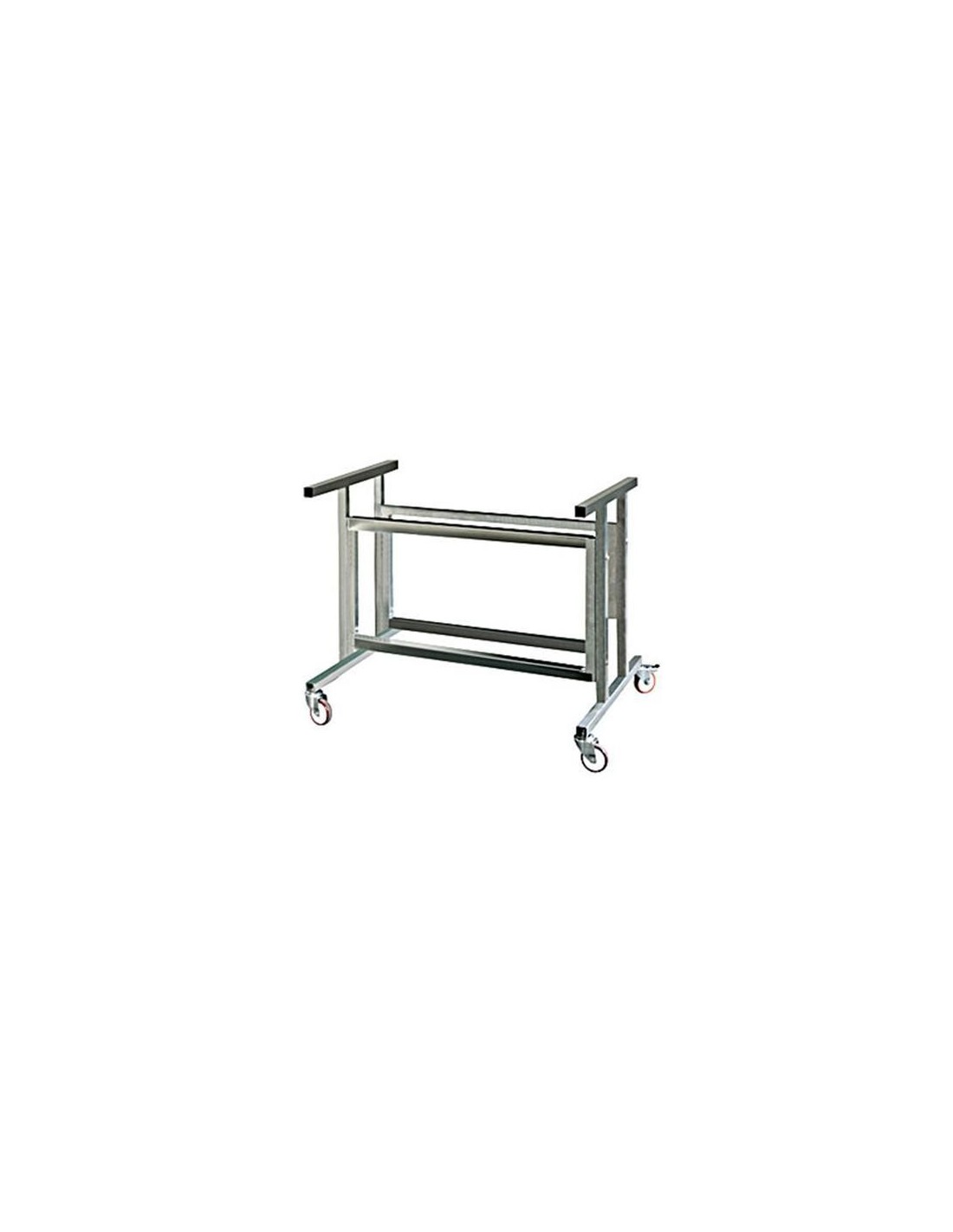 Stainless steel trolley with wheels Model CHURRASCO CM 29/35