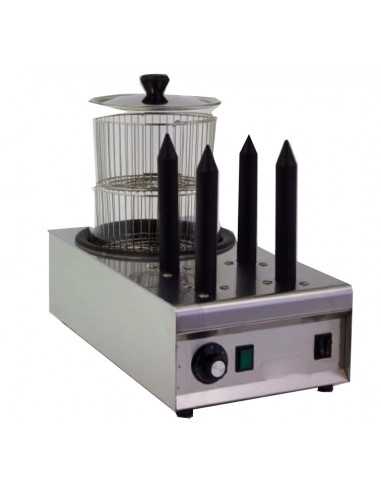 Hot dog cooker machine - No. 4 skewers for bunes