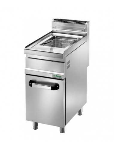 Gas fryer - Capacity Lt 20 - cm 40x70x98h