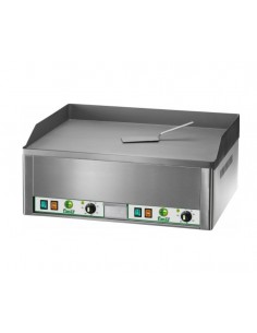 Electric fry top with smooth surface cm 65 x 48