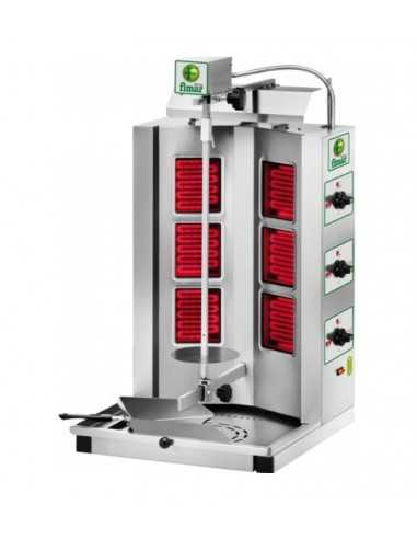 Electric Gyros - Carne Kg 10÷30 Ø 47 cm - Cm 51 x 53 x 87÷134 h