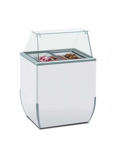 Vetrina gelateria - N. 4 x litri 5 - Cm 78 x 64 x 118.1 h