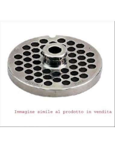 Tritacarne plates (enterprise) in stainless steel self-refining for tritacarne MOD. 8 - Diameter holes mm 4.5