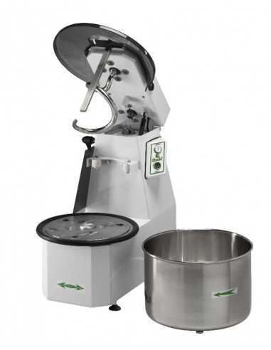 Spiral mixer - Capacity lt 22/Kg18 - cm 67 x 39x 62-109h