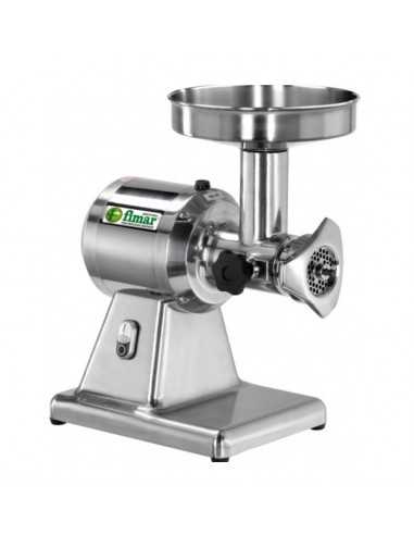 Meat mincer with production 100-160 Kg/hour - Steel hopper - Single phase