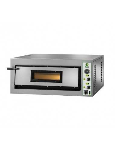 Horno de pizza eléctrico para 4 pizzas - cm 101 x 85 x 42 h