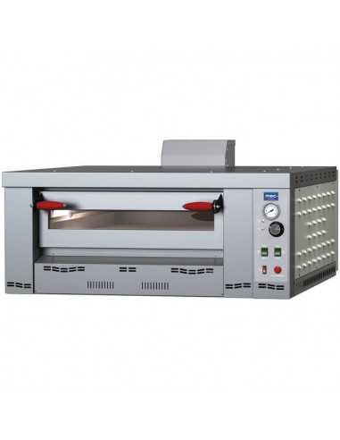 Forno pizza a gas per 4 pizze - cm 112 x 128 x 47h