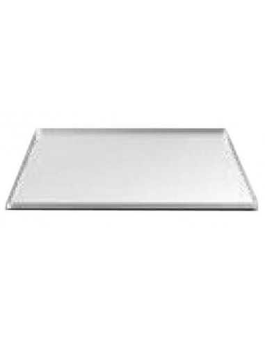 Stainless steel pastry board - Dimensions cm 60x40x1.2h