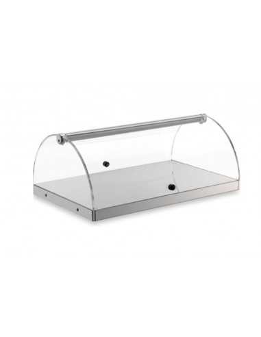 Vitrina neutral 1 estante y puertas de plexiglás - Cm 50 x 35 x 20 h