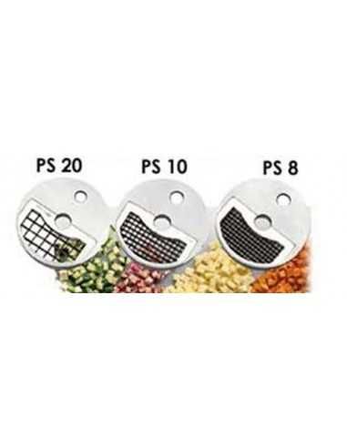 PS 8 disc - For cutter/mozzarella - Cubetti mm 8 - To match with DF8 disc