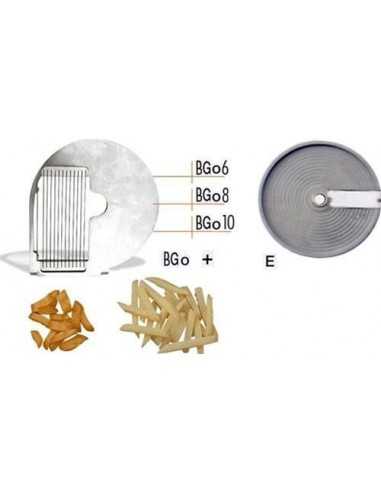 Disco tagliaverdura - for model chef 600 - 800 - for BASTONCINI ONDULATI - washable in dishwasher - to be used with disk mod