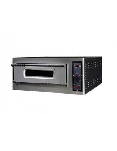 Forno pizza elettrico per 6 pizze - Digitale - cm 97,5 x 121,5 x 41,5h