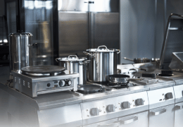 Attrezzature per una cucina professionale